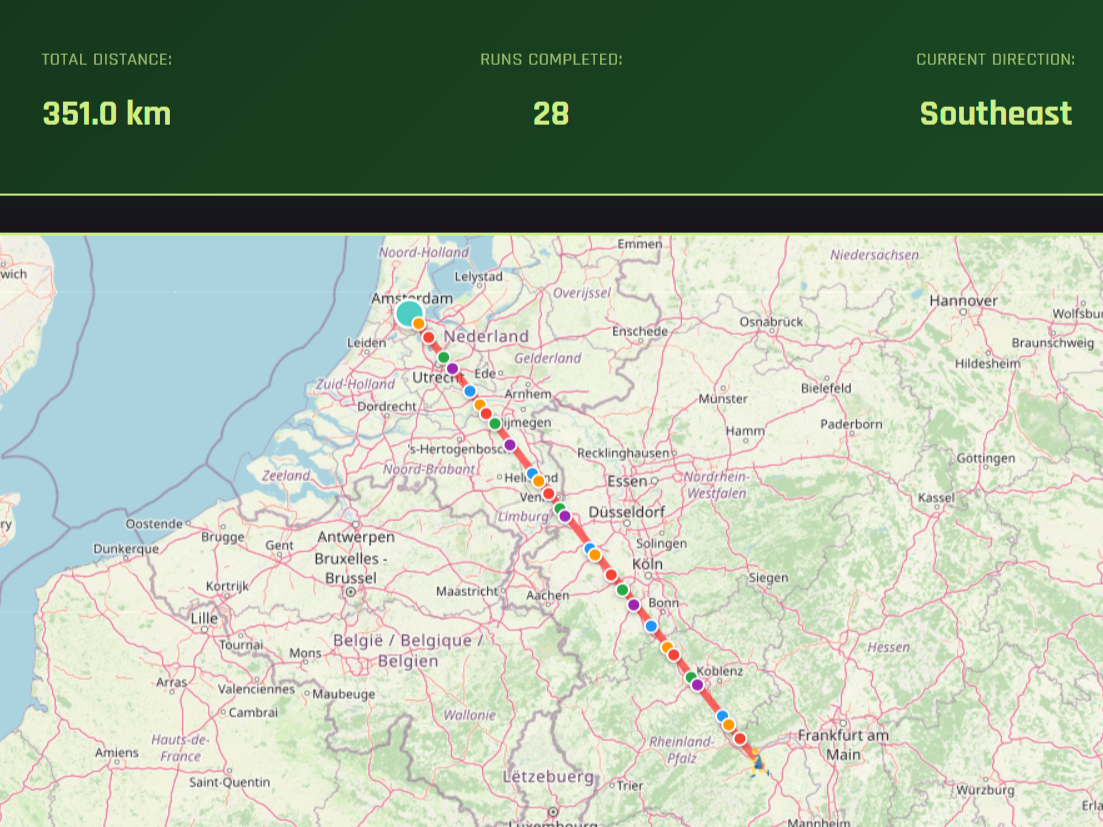 Run Map Visualization